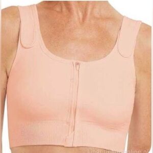 Amoena Pamela post-surgical bra Rose Size Medium  New
